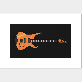 Pixel RG 7-String Guitar Posters and Art